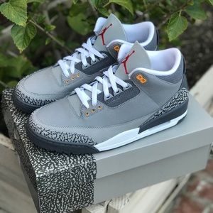 Jordan 3 cool grey brand new size 10